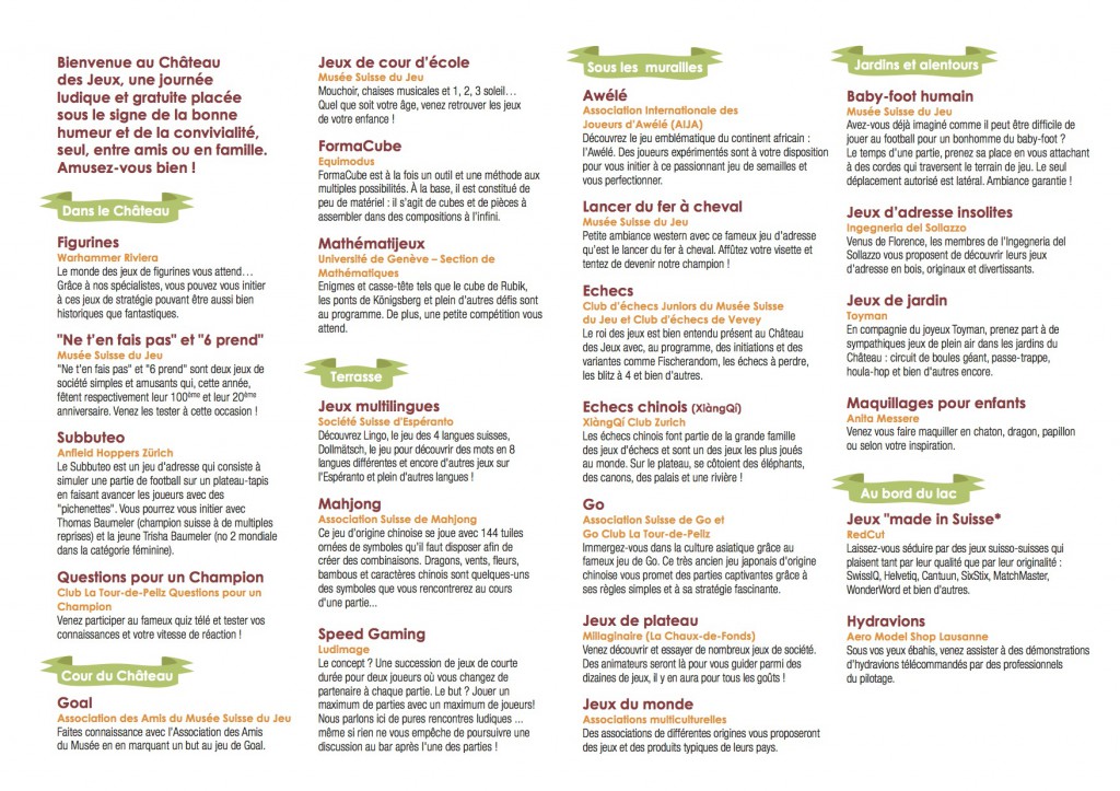 programme  site internet